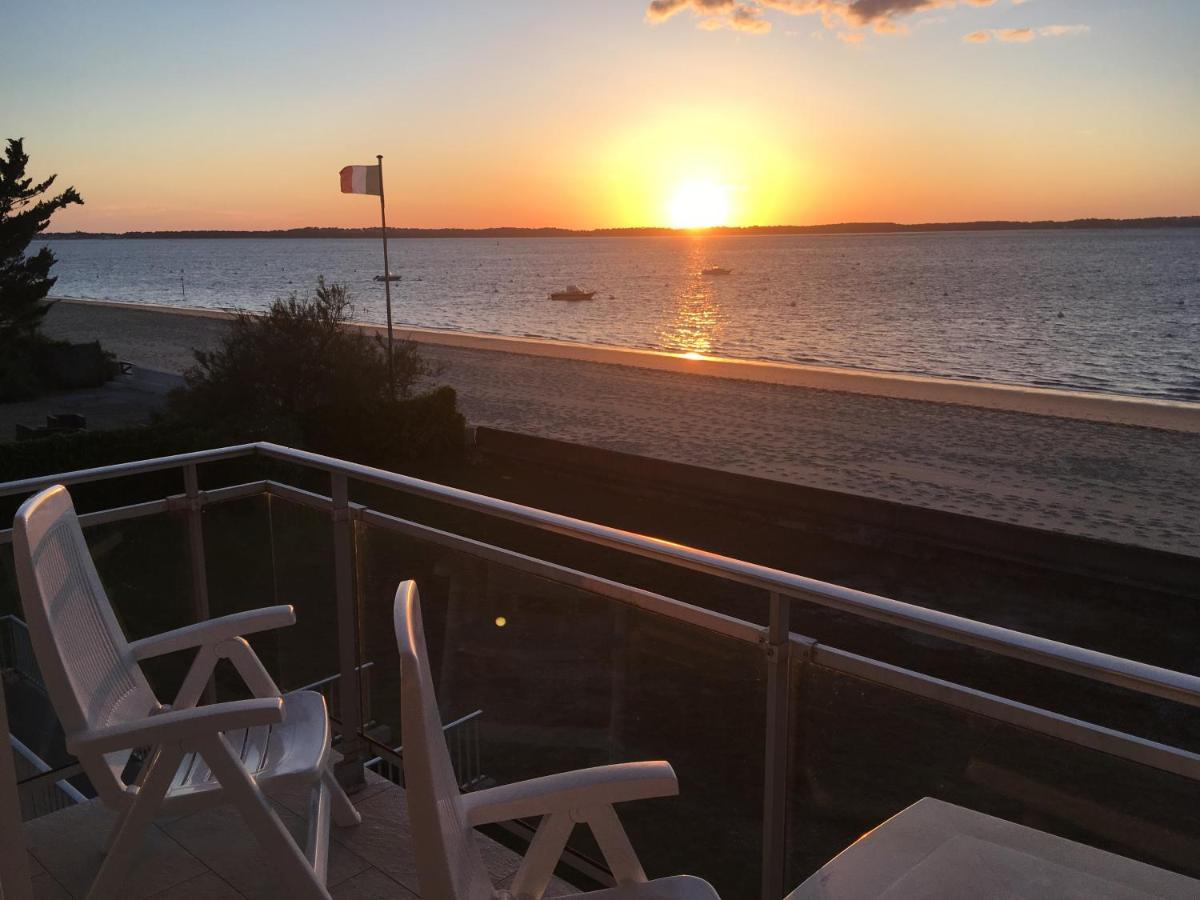 Appartement Arcachon Perreire Premiere Ligne Les Pieds Dans L Eau Vue Magnifique Sur Le Bassin 외부 사진