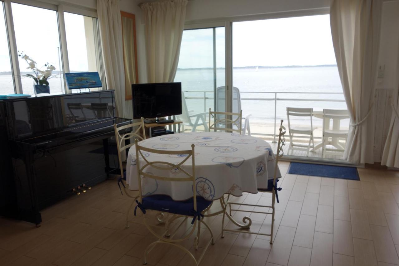 Appartement Arcachon Perreire Premiere Ligne Les Pieds Dans L Eau Vue Magnifique Sur Le Bassin 외부 사진