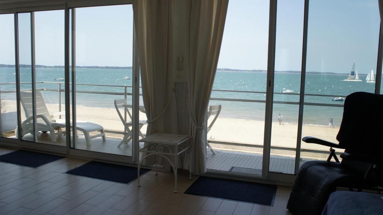 Appartement Arcachon Perreire Premiere Ligne Les Pieds Dans L Eau Vue Magnifique Sur Le Bassin 외부 사진